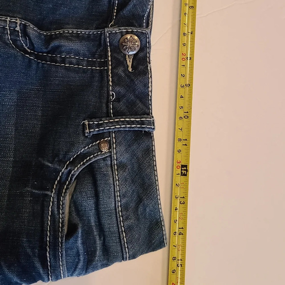 Love Indigo Premium Sz.4 Five Pockets Blue Jeans women's - Picture 6 of 11